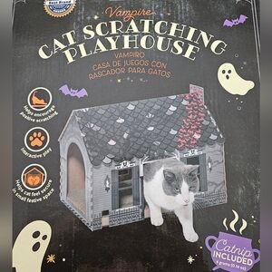 SALE ** Vampire Cat Scratching Playhouse